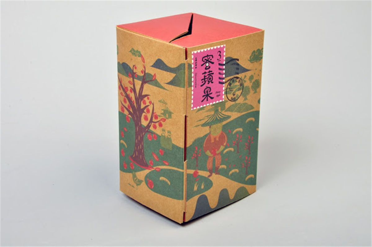 洛川蘋果包裝設計參考(圖3)