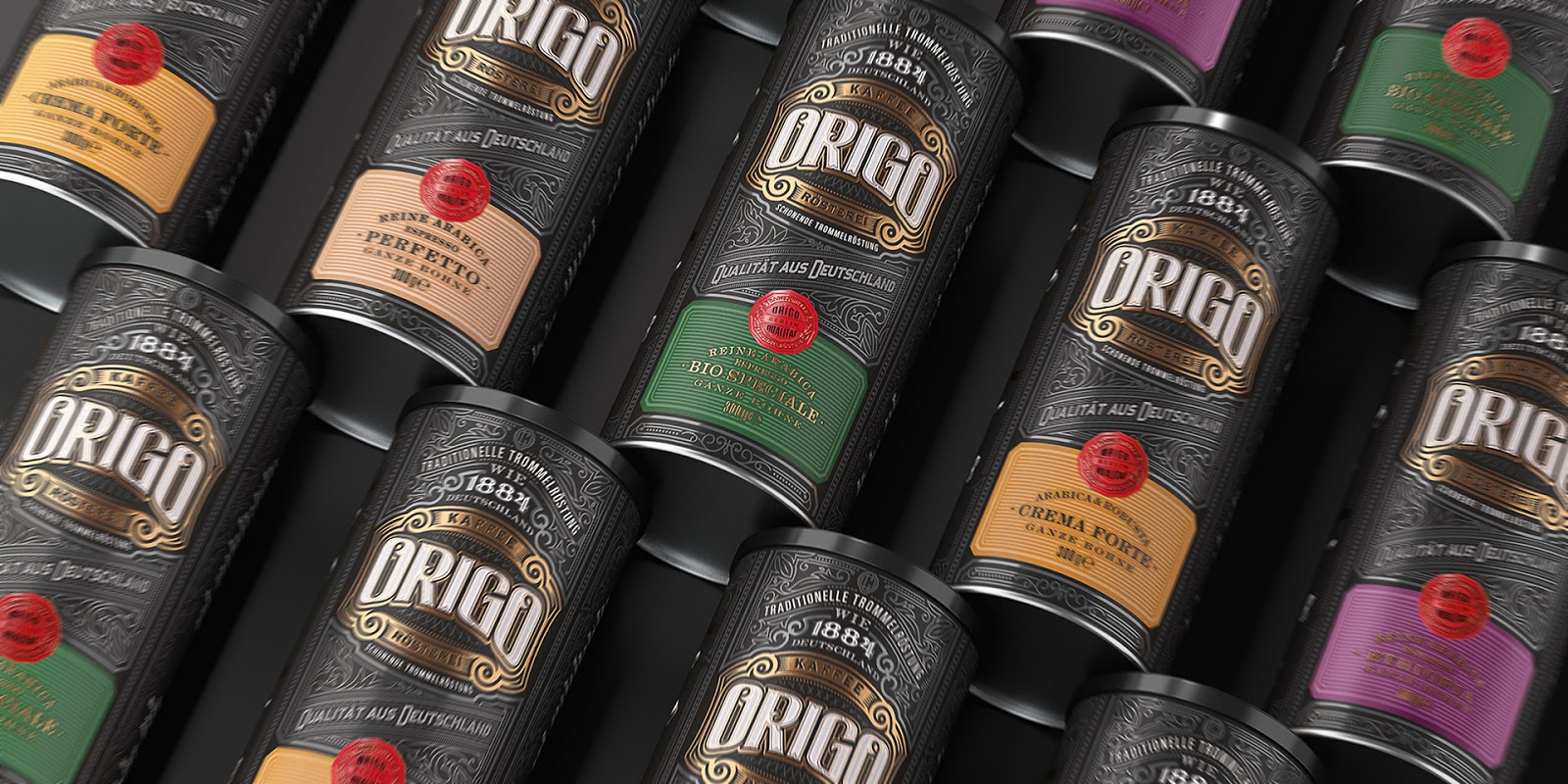 咖啡包裝設(shè)計華麗的美(圖2)