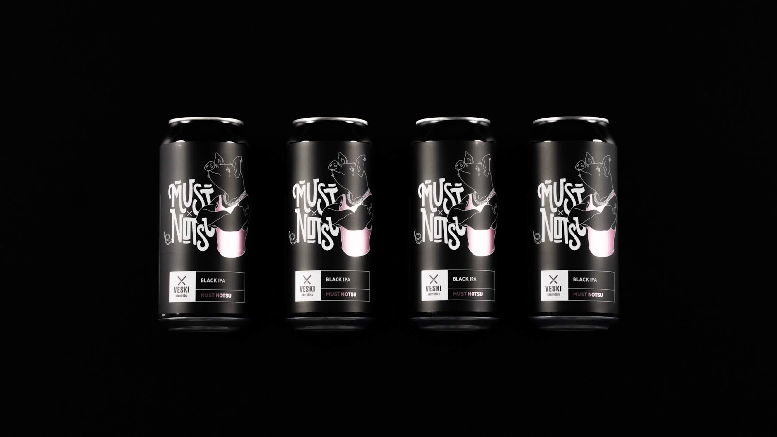 啤酒罐設(shè)計(jì)以其簡(jiǎn)潔創(chuàng)意的名稱排版和說明性元素而脫穎而出(圖1)