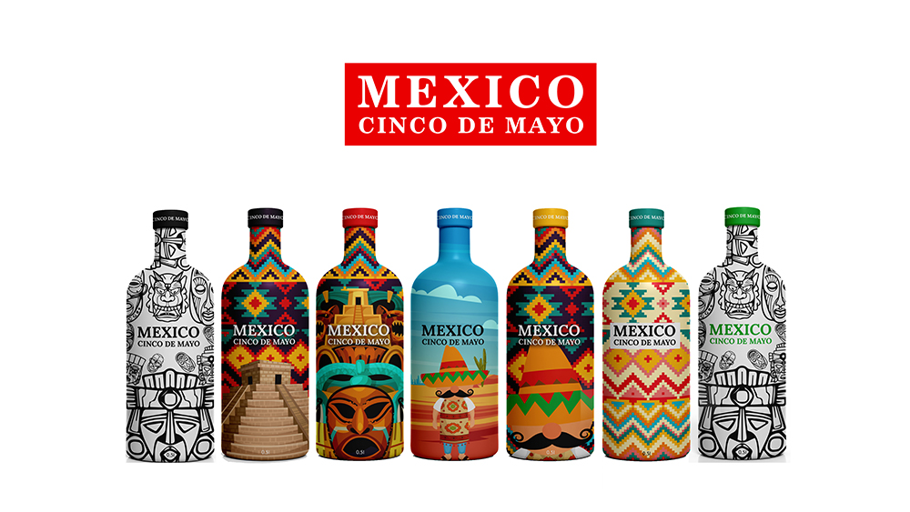 廊坊視覺沖擊力非常強的光瓶酒包裝設(shè)計(圖2)