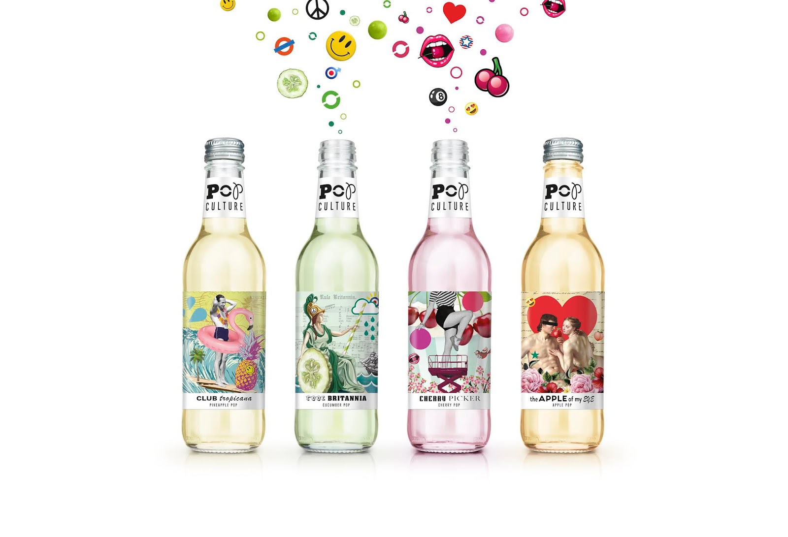 時尚氣泡水飲料包裝設(shè)計(jì)(圖1)