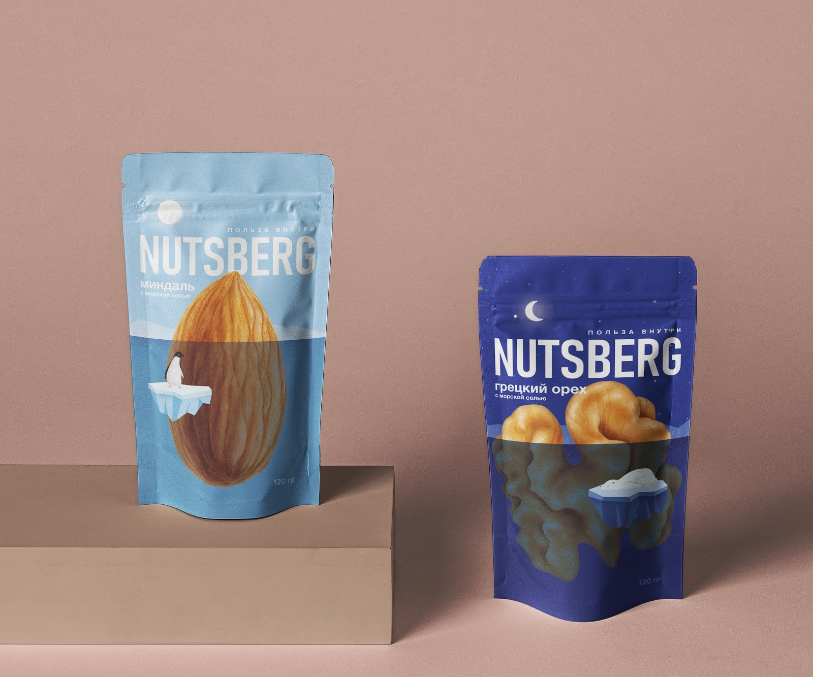 堅果包裝設(shè)計視覺搶眼包裝很大(圖1)