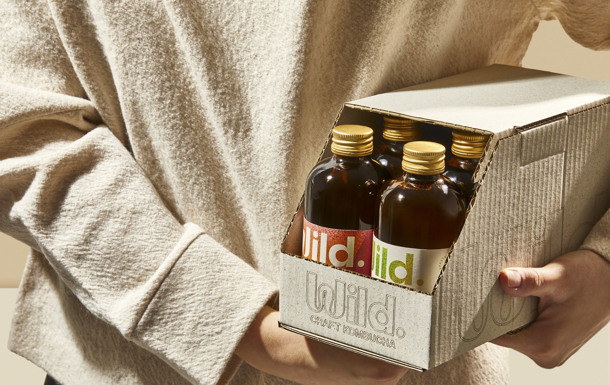 荒野康普茶包裝設計(圖4)