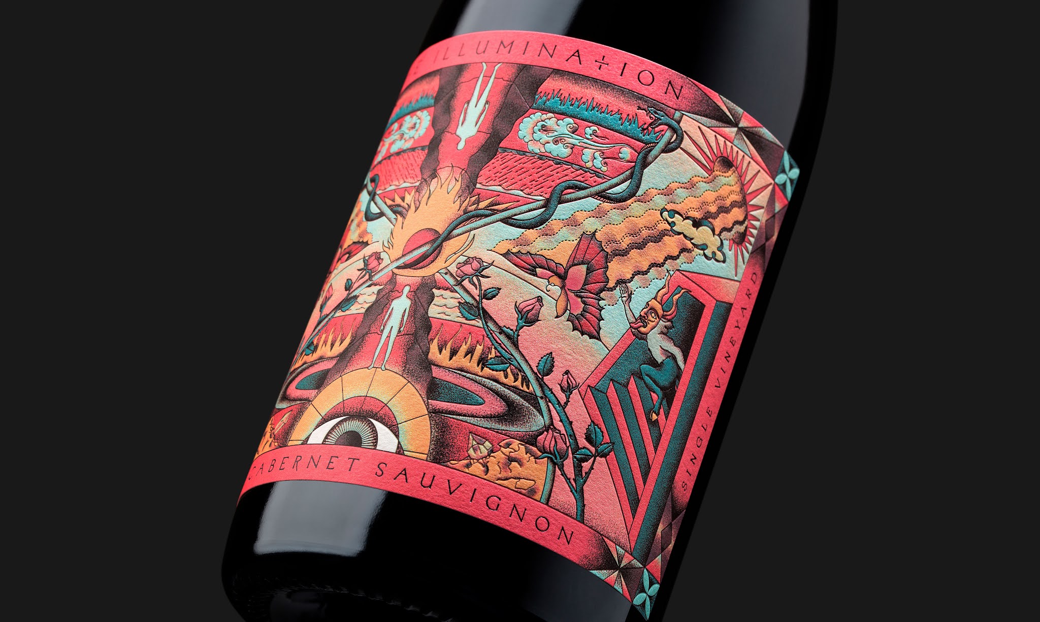 膠印燙金凹印工藝的葡萄酒包裝(圖6)