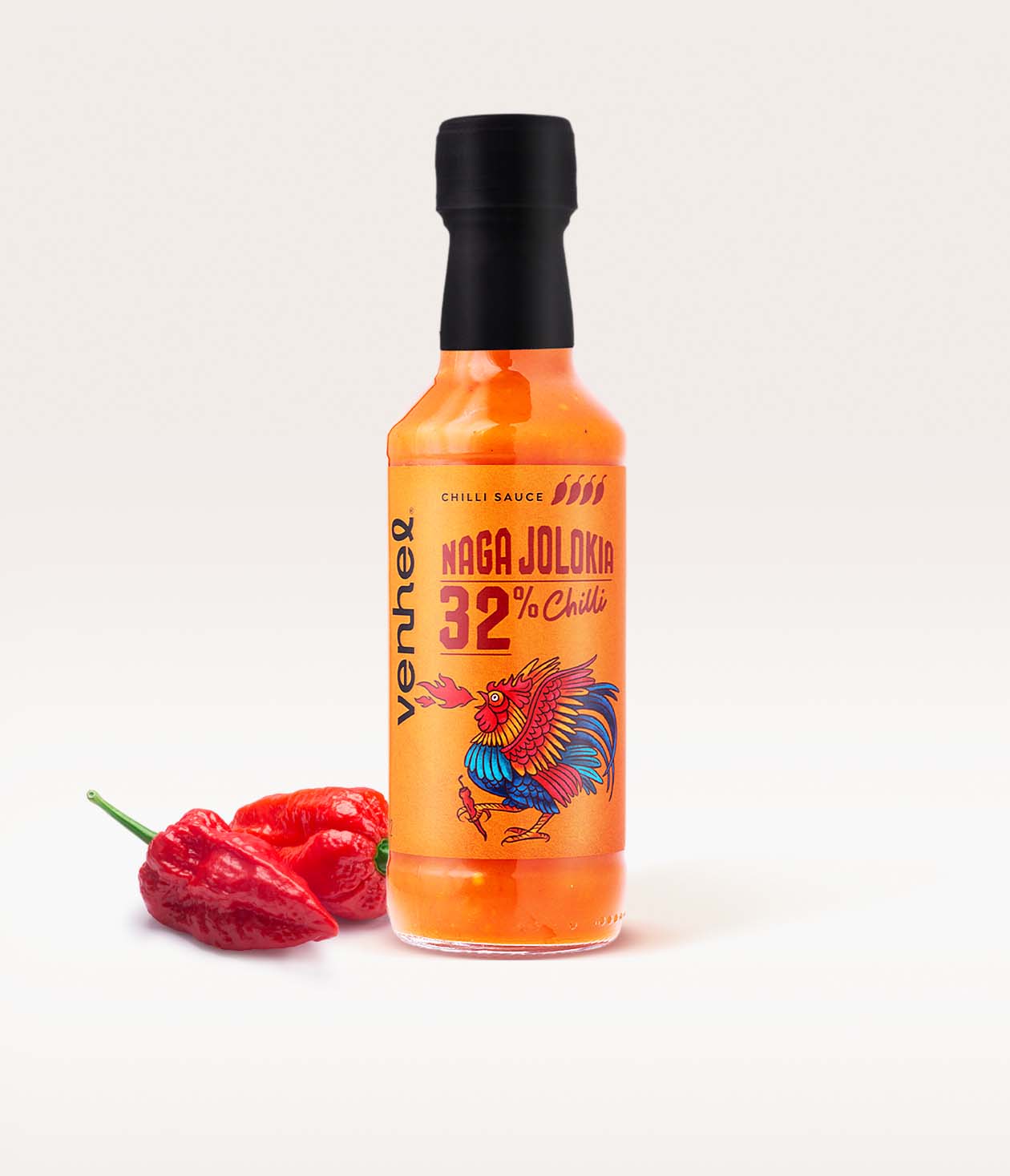 這款辣椒醬用噴火的公雞做為核心視覺(jué)(圖11)