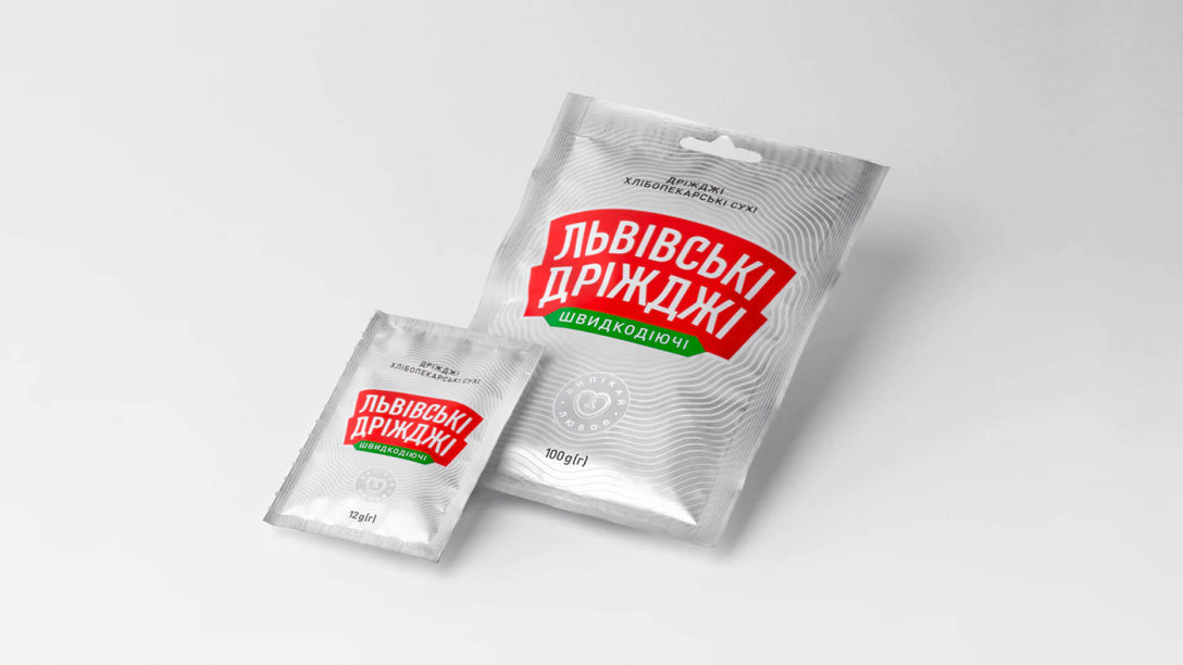 Lvivski Drizhdzhi酵母產(chǎn)品視覺包裝設(shè)計(圖1)