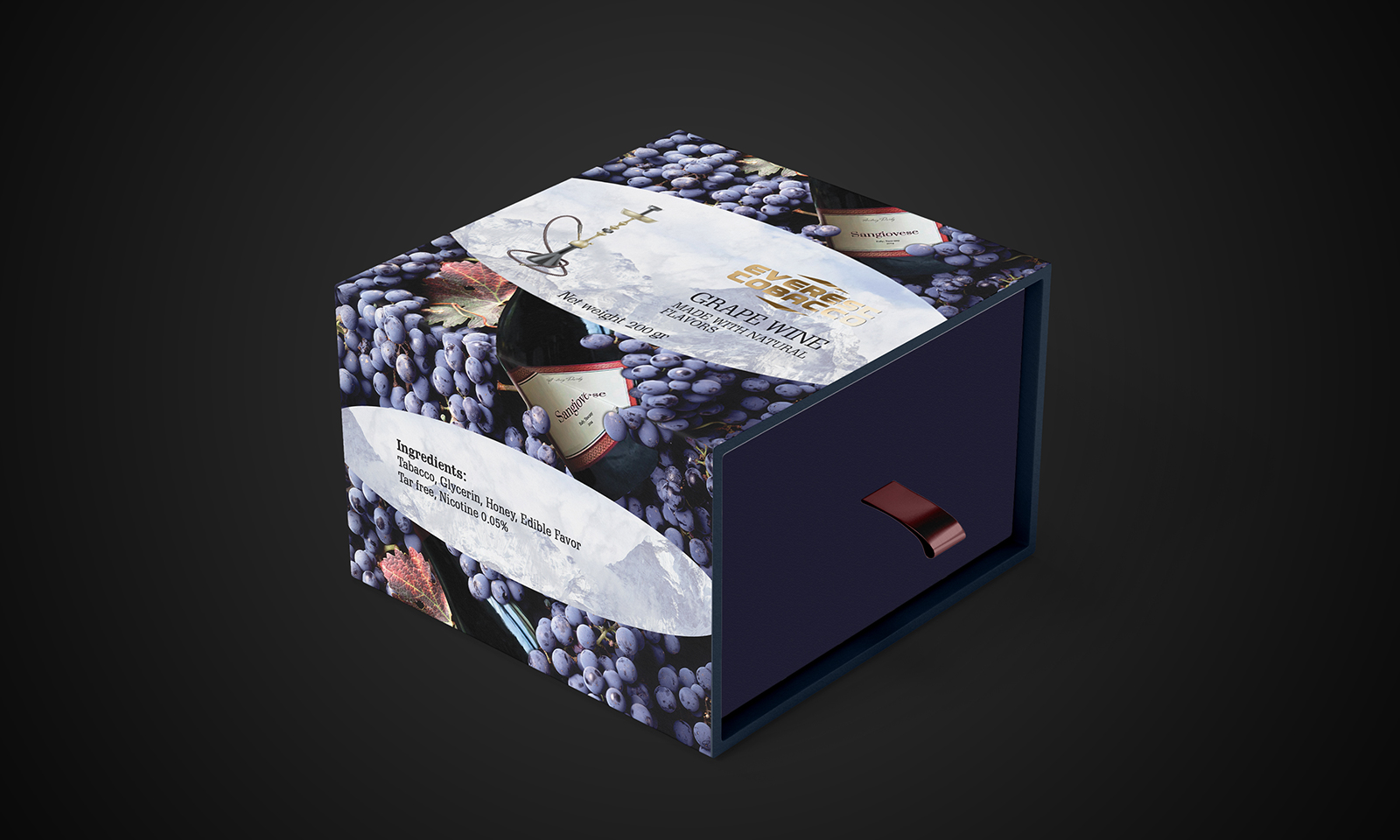 珠穆朗瑪峰出口煙草包裝設計作品參考(圖2)