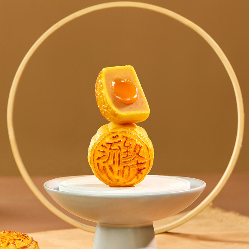 WING WAH 元朗榮華 榮華富貴禮月 廣式月餅 10餅5味 780g 禮盒裝包裝禮盒產(chǎn)品包裝創(chuàng)意設(shè)計(jì)欣賞(圖5)