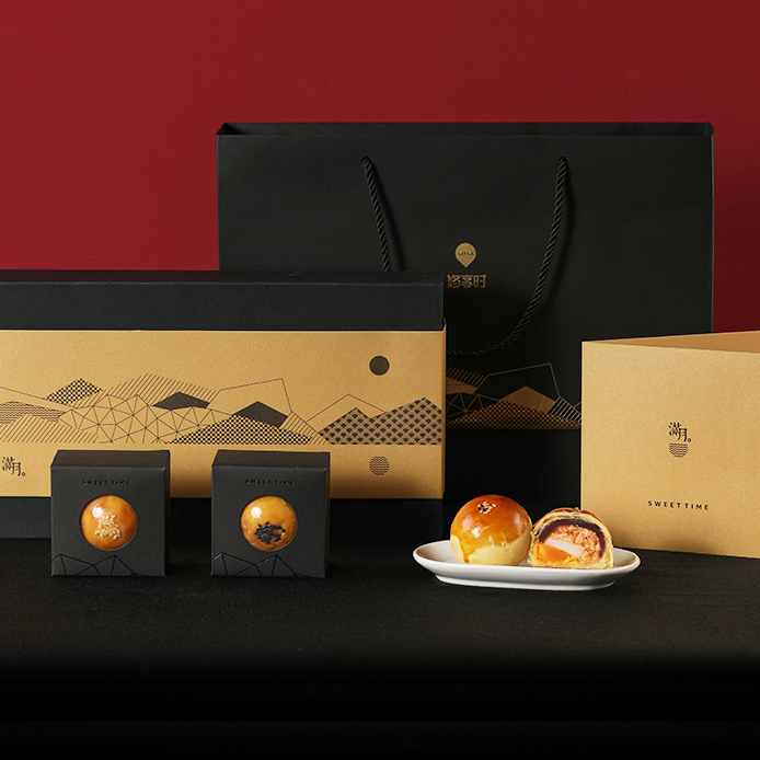 YOTIME 悠享時(shí) 滿月 蘇式月餅 8餅4味 520g 禮盒裝包裝禮盒產(chǎn)品包裝創(chuàng)意設(shè)計(jì)欣賞(圖3)