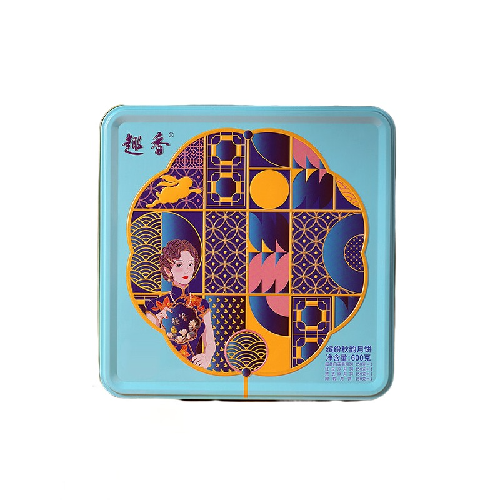 趣香 繽紛秋韻月餅 廣式月餅 4餅4味 600g 禮盒裝包裝禮盒產(chǎn)品包裝創(chuàng)意設(shè)計欣賞(圖1)