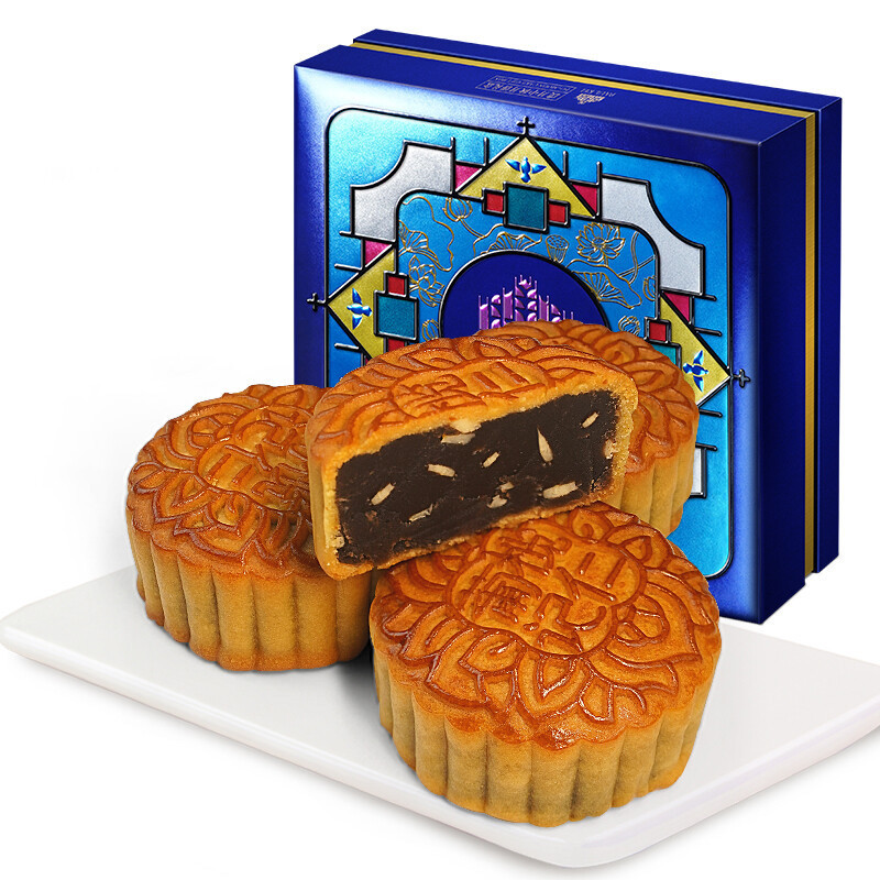 葡記 欖仁豆沙廣式月餅 720g 禮盒裝包裝禮盒產(chǎn)品包裝創(chuàng)意設(shè)計(jì)欣賞(圖2)