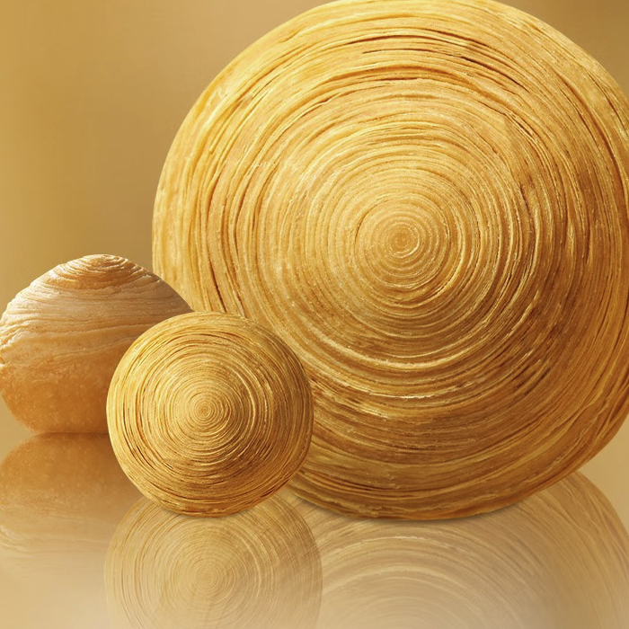 南臺月 蓮蓉蛋黃酥皮潮式月餅 560g包裝禮盒產(chǎn)品包裝創(chuàng)意設(shè)計(jì)欣賞(圖4)