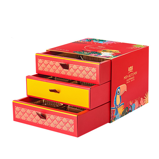 鮮品屋 鮮品逐月月餅 12餅9味 1kg 禮盒裝包裝禮盒產(chǎn)品包裝創(chuàng)意設(shè)計(jì)欣賞(圖1)