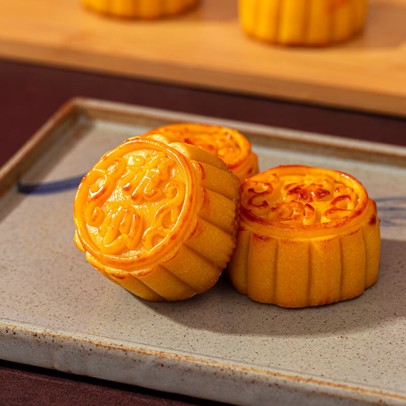 舌尖口袋 流心奶黃月餅 400g 禮盒裝包裝禮盒產(chǎn)品包裝創(chuàng)意設(shè)計(jì)欣賞(圖5)