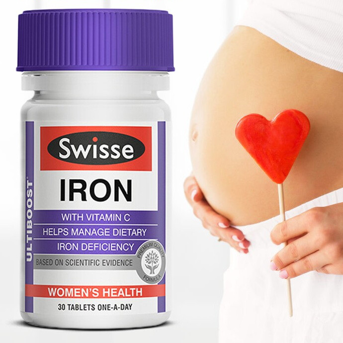 Swisse 斯維詩(shī) Ultiboost 補(bǔ)鐵片 30粒保健產(chǎn)品包裝創(chuàng)意設(shè)計(jì)欣賞(圖4)