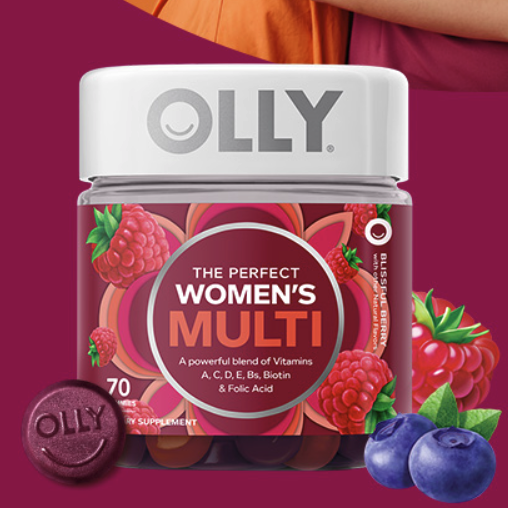 OLLY 維她秘密罐 多汁漿果味 70粒保健產(chǎn)品包裝創(chuàng)意設(shè)計(jì)欣賞(圖4)