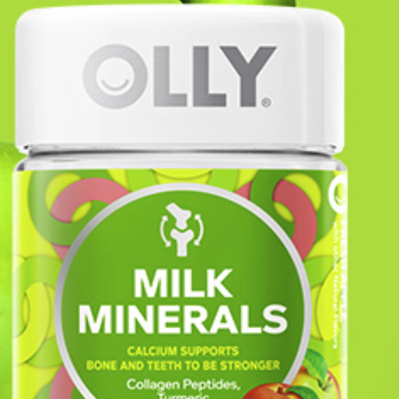 OLLY 強(qiáng)韌糖 蘋果桃子味 51粒保健產(chǎn)品包裝創(chuàng)意設(shè)計欣賞(圖5)