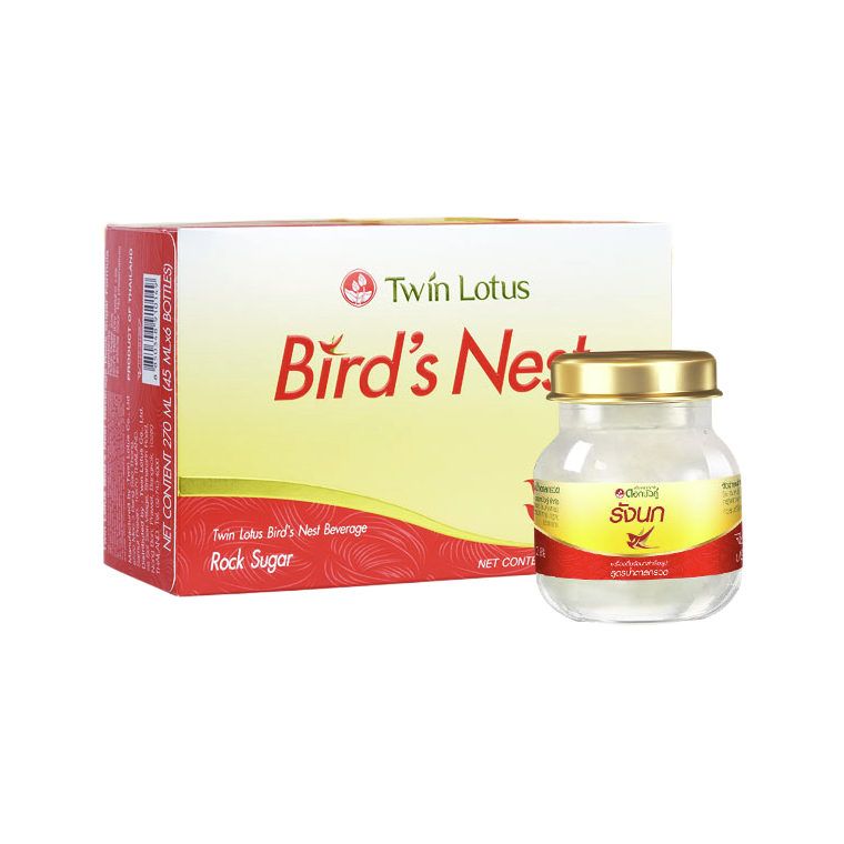 Twin Lotus 雙蓮 冰糖型 即食燕窩 45ml*6罐*2盒保健產(chǎn)品包裝創(chuàng)意設計欣賞(圖1)