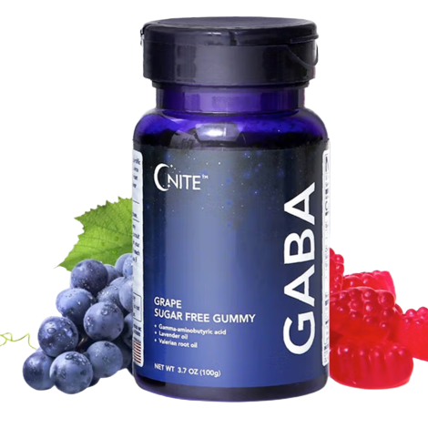 GNITE GABA 褪黑素軟糖 葡萄味 100g保健產(chǎn)品包裝創(chuàng)意設(shè)計欣賞(圖2)