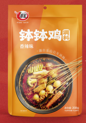 缽缽雞調(diào)味外包裝設(shè)計原則有哪些(圖1) 缽缽雞調(diào)味外包裝設(shè)計原則有哪些(圖1)