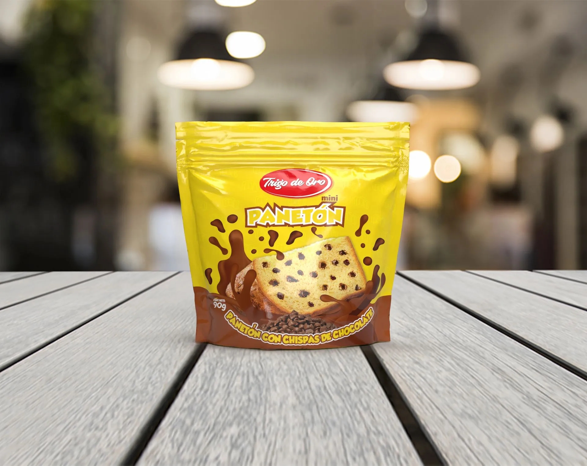 巧克力口味面包包裝袋設(shè)計(jì)欣賞(圖1)