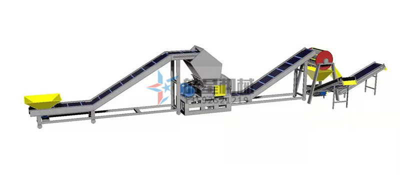 廢鋁粉碎機生產(chǎn)線工藝流程 廢鋁粉碎機生產(chǎn)線工藝流程