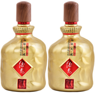 創(chuàng)意酒包裝設(shè)計馥郁天成馥郁香型白酒瓶雙支裝產(chǎn)品包裝設(shè)計欣賞(圖2)