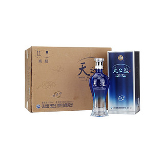 創(chuàng)意酒包裝設計洋河 天之藍 藍色經(jīng)典 52%vol 濃香型白酒產(chǎn)品包裝設計欣賞(圖2)