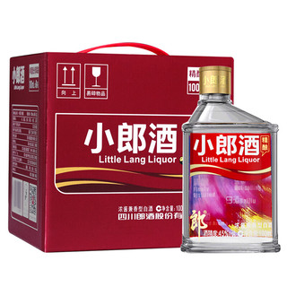 創(chuàng)意酒包裝設(shè)計(jì)郎酒 小郎酒 精釀 炫彩 45%vol 兼香型白酒 100ml＊6瓶 整箱裝產(chǎn)品包裝設(shè)計(jì)欣賞(圖2)