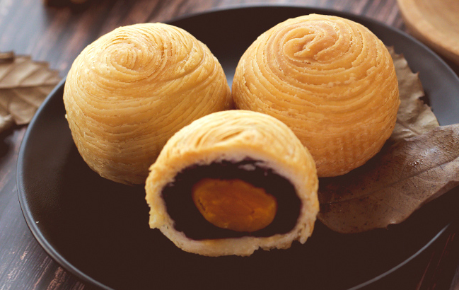 天倫月餅品牌logo與食品包裝設計欣賞(圖3)