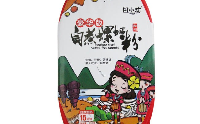 田小花螺螄粉 田小花螺螄粉品牌logo與食品包裝設(shè)計(jì)欣賞(圖2)