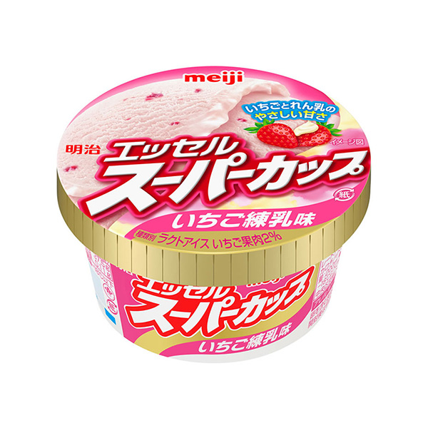 包裝設(shè)計(jì)公司推薦明治埃塞爾超級杯草莓煉乳味明治包裝設(shè)計(jì)欣賞(圖1)