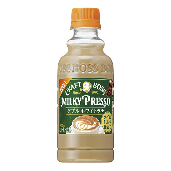 食品包裝設(shè)計欣賞牛奶老板牛奶咖啡雙白拿鐵熱三得利食品國際包裝設(shè)計欣賞(圖1)