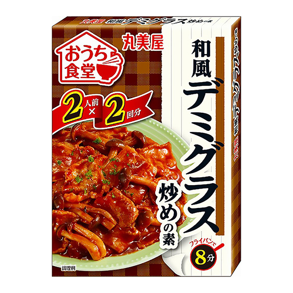 我家食堂日式底格拉斯炒菜料丸美屋食品工業(yè)包裝設(shè)計欣賞(圖1)