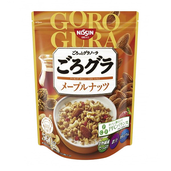 咕嚕咕嚕堅果日清思科面包麥片類包裝設計(圖1)