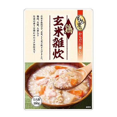 含糯米的雞糙米雜燴最好的食品不使用烹飪品白米，用糙米、糯米煮飯包裝設(shè)計(jì)(圖1)