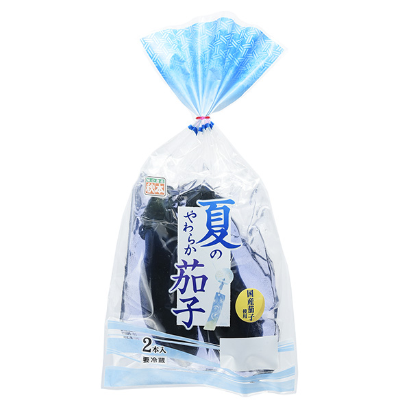 夏天的嫩茄子秋本食品食品飲料包裝設(shè)計(jì)(圖1)