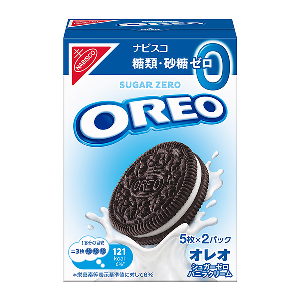 零奧利奧糖香草奶油蒙德里斯日本食品飲料包裝設計(圖1)