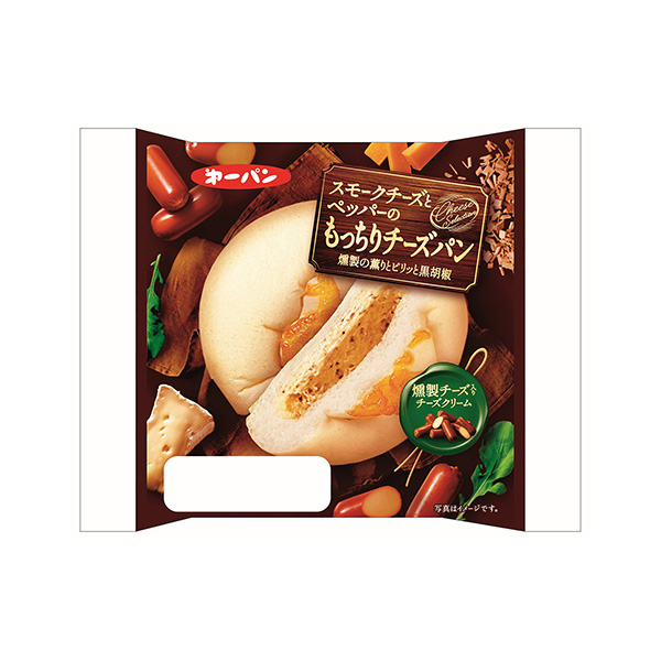 包裝設(shè)計欣賞煙熏奶酪和胡椒的濃奶酪面包(第一屋制面包) 2024年11月1日發(fā)售(圖1)